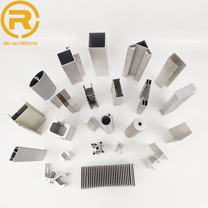 RD AluHigh kualitas 6063 profil <span class=keywords><strong>aluminium</strong></span> produsen struktur pintu geser CNC dibuat untuk pemasok penggunaan furnitur - Product Image 4