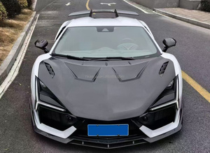 ฝากระโปรงคาร์บอนไฟเบอร์สำหรับ Lamborghini Revuelto Duke ฝาครอบเครื่องยนต์ด้านหน้าคาร์บอนไฟเบอร์แบบแห้ง Revuelto ฝากระโปรงคาร์บอนไฟเบอร์คุณภาพสูง - Product Image 2