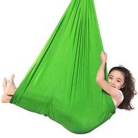 Hamac de yoga sensoriel élastique pour enfants, intérieur et extérieur, en polyester, suspendu, capacité de 150 kg, toutes saisons, vente en gros