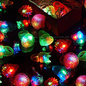 Anelli Luminosi LED a Prezzo di Fabbrica, Anelli Fluorescenti per Feste, Gioielli Unisex Lampeggianti per <span class=keywords><strong>Natale</strong></span> - Product Image 2