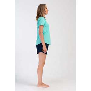 Ensemble élégant pour femme avec veste courte à col rond et manches courtes, idéal pour tous les jours - Product Image 3