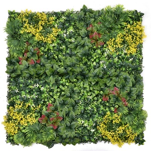 Pannelli Decorativi da Parete con Piante Artificiali da 100cm, Facile Decorazione <span class=keywords><strong>Verde</strong></span> per Esterni, Recinzione in Erba Artificiale Montata a Parete - Product Image 1