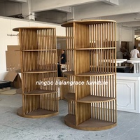 Étagère de bar en bois massif couleur noyer, nouveau design, vente chaude, pour événements, mariages, location, vente en gros