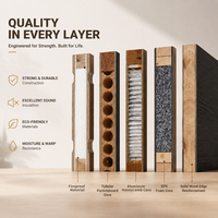 Porte en bois moderne pour résidence, porte en bois sur mesure pour projet de maison, entrée d'appartement, design d'habitation