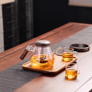 MSH中国ガラスティーポットセットコーヒー & ティーセット4カップ入りインフューザーティーケトル付き - Product Image 6