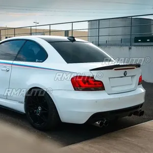 สปอยเลอร์หลังทรง Coupe ลายคาร์บอนสไตล์ M4 สำหรับรถยนต์ BMW E82 E88 Coupe ปี 2005-2011 ชุดแต่ง - Product Image 5
