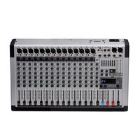 RA-16 Mixeur audio numérique USB professionnel 24 bits, lecteur MP3 16 canaux, enregistreur, contrôleur DJ, égaliseur, gain, Bluetooth pour studio et scène en direct