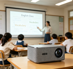 Projecteur portable OEM ODM X12 Pro avec mise au point automatique, écran LCD 1080P, 1200 ANSI lumens, prise en charge de la vidéo 4K MEMC, TV domestique Full HDR, Android 11, WiFi - Product Image 1