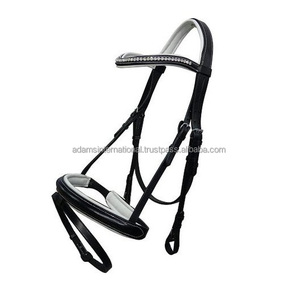 Bride de cheval en cuir de produits de cheval de qualité supérieure de haute qualité avec bande de front en cristal - Product Image 1