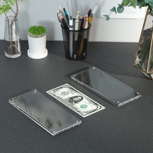 YAGELI - Marco de Acrílico Transparente para Exhibición de Billetes de Dólar, Soporte de Sobremesa, Gran Venta - Product Image 4