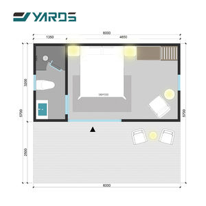 プレハブハウス スペースカプセルベッド ホテルキャビン プレハブモジュールハウス キャンプカプセルコンテナホーム 折りたたみ式小型カプセルハウス - Product Image 3