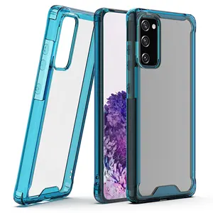 Wholesales Acrylic TPU Phone Case For Samsung A72 A12 A32 A52 M52 M53 Series With PC Hard Cell Phone Case