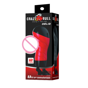 Pil ile mastürbasyon kupası erkek titreşimli eller serbest Masturbator kedi Stroker - Product Image 6