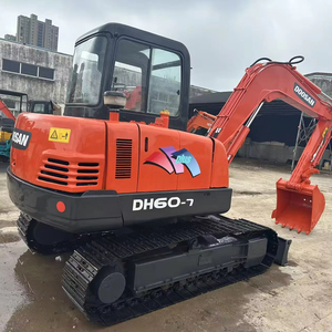 Used Doosan DH60 Excavator 6Ton <b>Small</b>-sized Hydraulic Crawler Digger Original Korea 2024 Model 0.2m <b>Bucket</b> Capacity Good - Product Image 1