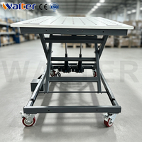 Table élévatrice à ciseaux hydraulique Sanhe, capacité 300 kg, poste de travail de soudage avec hauteur réglable 430-1030 mm, station de travail mobile sur roulettes