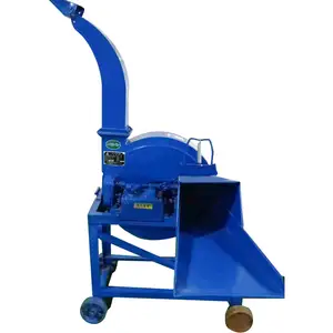 Farm Machinery Grass Chopper Animal Feed Processing Mill Chaff Cutter Feed Processing Machines Manufacturing Plant for Poutrly