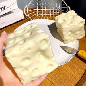 Nuevo Juguete Antiestrés de Queso, Moldeable, No Rebotable, Relleno de Vaselina, Suave y Esponjoso - Product Image 2
