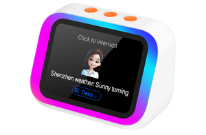 Haut-parleur intelligent IA avec IA à vie gratuite - Haut-parleur sans fil portable avec lumières RVB, assistant vocal pour la traduction et l'apprentissage - Product Image 1