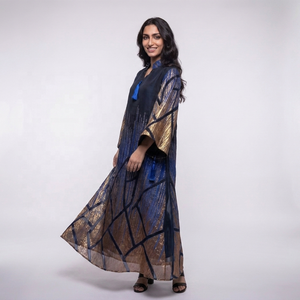 Abito Islamico <span class=keywords><strong>Alya</strong></span> per Donne Adulte, Traspirante, Nero, Stile Dubai e Golfo, in Poliestere, dalla Arabia Saudita - Product Image 3