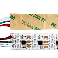Bande LED RGB SHIJI UCS1903 1M 144 LED/m IP65/IP67 SMD5050 DC12V adressable, contrôle par application, pour éclairage paysager