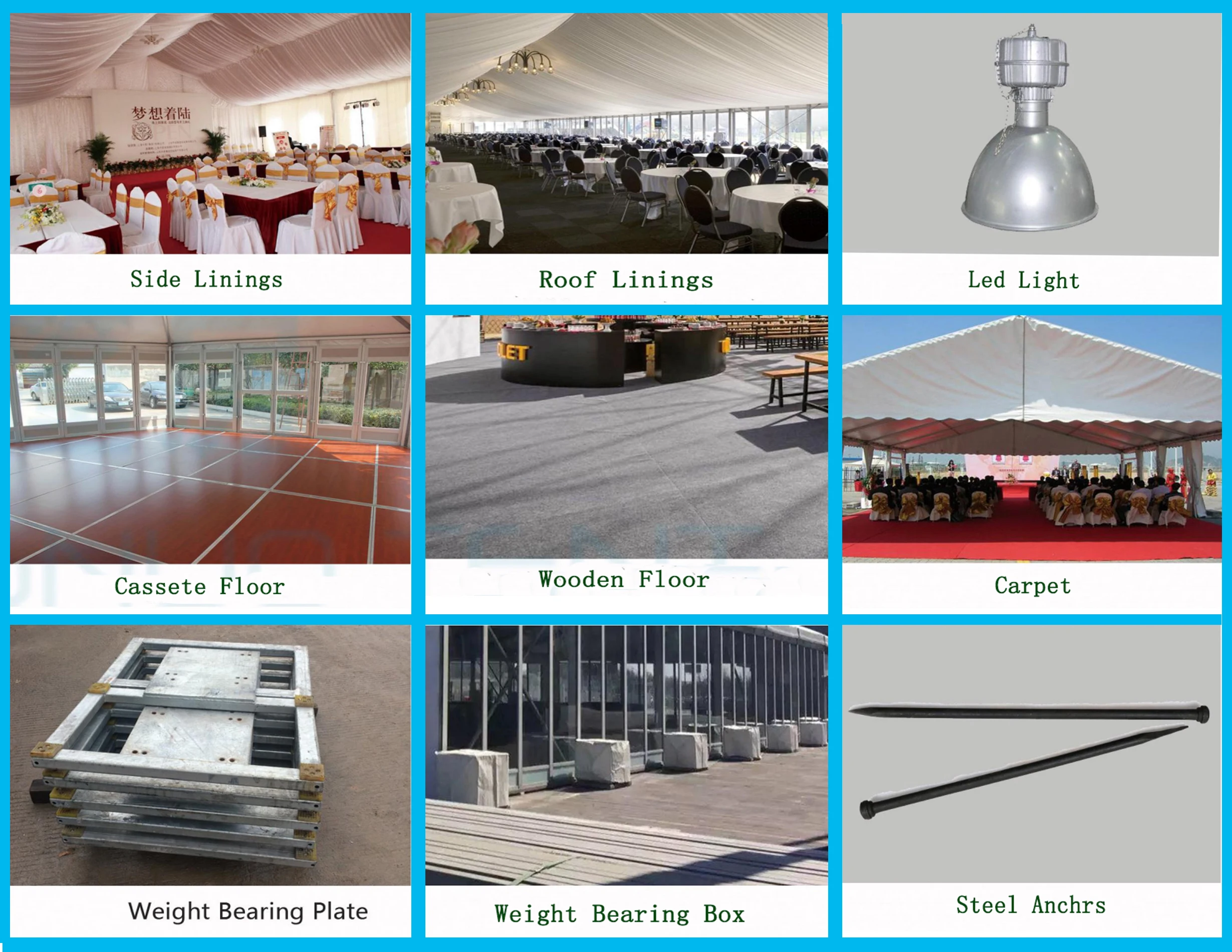 Aluminumu Alloy Clear Banquet Catering Wedding Party Tent Supplier