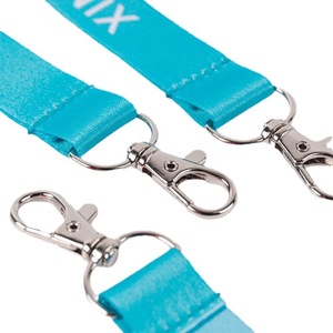 <b>Polyester</b> <b>Lanyard</b> With Metal Lobster Buckle Thermal Transfer Printing Custom Logo Phone Strap Keychain Accessory - Product Image 5