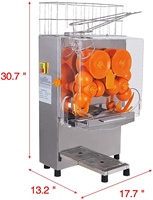Nouvelle conception 2025 – Extracteur de jus électrique commercial en acier inoxydable pour restaurant – Prix de l'extracteur de jus industriel