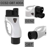 Adaptador de Carga Rápida CC de 1000V 400A Gbt a Ccs2, Conector de Carga Rápida de Alta Corriente a Prueba de Agua para Vehículos de Nueva Energía