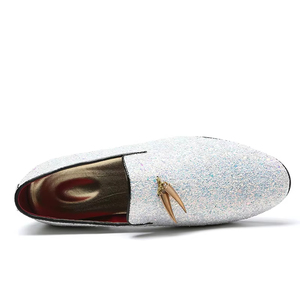 Chaussures habillées pour hommes en cuir véritable faites à la main, chaussures de bureau formelles, chaussures de mariage - Product Image 3