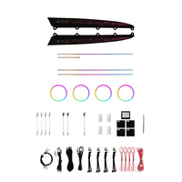 Lumière ambiante dynamique style ciel étoilé, symphonie arc-en-ciel pour TOYOTA Vios/Yaris L/Yaris (2014-2022)