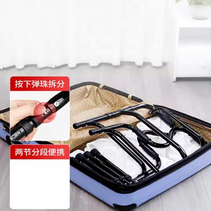 Andador Plegable de Cuatro Patas KS, Soporte Antideslizante de Acero Inoxidable para Personas Mayores, Portátil para Viajes - Product Image 2