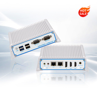 Personalización DC 12V Industrial Mini PC Intel J1900/J4125/J6412 Computadora sin ventilador con interfaces de E/S ricas