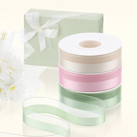 Rubans en polyester, organza, semi-satin et mousseline pour la Saint-Valentin, emballage de cadeaux, bouquets floraux et décorations de boîtes cadeaux