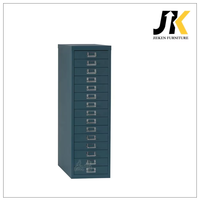 Armoire de rangement en métal personnalisée à 15 tiroirs Bureau à domicile Hôpital extérieur Classeur à tiroirs multicouches en acier