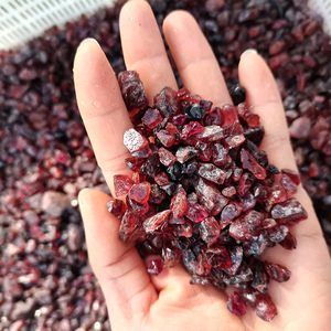 Gema curativa de <span class=keywords><strong>cuarzo</strong></span> Natural, Chips de <span class=keywords><strong>granate</strong></span> rugoso, piedra Natural, grava - Product Image 2