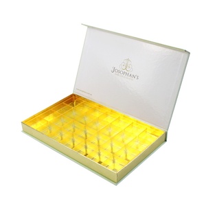 Tùy Chỉnh Tông Rỗng Hộp Sô Cô La Bar Quà Tặng Sô Cô La Hộp Đóng Gói Cho Kẹo Với Divider Chèn - Product Image 3