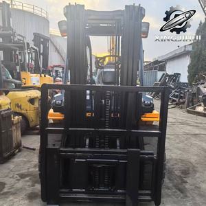 Chariot élévateur TOYOTA 7FD50 5 tonnes d'occasion, importé du Japon, moteur 1DZ-2, machine d'occasion, moteur à essence, avec déplacement latéral. - Product Image 2