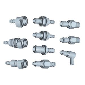 Acoplamiento rápido Jiyou serie AP de 6.0-10.0 mm con válvula de cierre para conexión de manguera de goma - Product Image 1