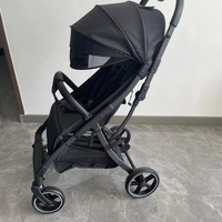 Nouvelle conception, vente directe d'usine, poussette pliable 2 en 1 avec cadre en acier inoxydable, capacité de charge de 10 kg, pour les enfants de 0 à 3 ans
