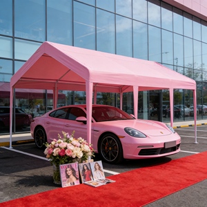 Garage portable robuste avec système de verrouillage avancé pour sécuriser les équipements précieux stockés avec le véhicule au <span class=keywords><strong>camping</strong></span> - Product Image 2