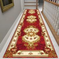 Tapis imprimé en 3D de luxe léger de style européen tapis de couloir d'hôtel tapis complet impression 3D tapis de sol commercial mur à mur