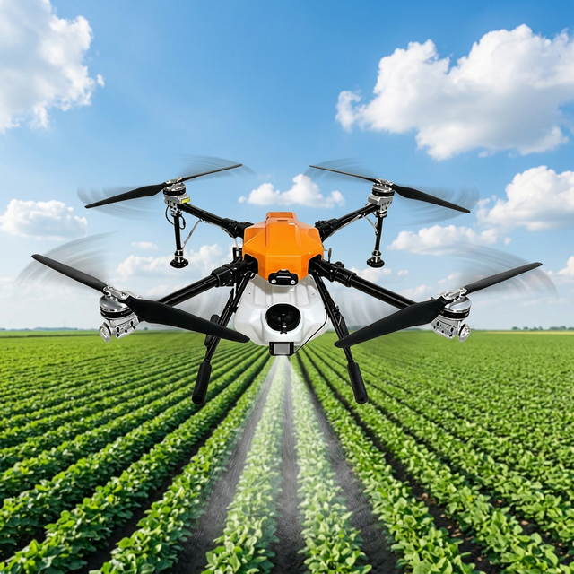 New 16KG Agricultural Sprayer Drone RTK cm Level GPS Radar Avoidance 12S Fast Charging Foldable UAV for Small Farm Hillside