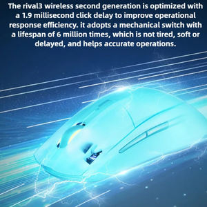 <span class=keywords><strong>Souris</strong></span> de jeu <span class=keywords><strong>sans</strong></span> <span class=keywords><strong>fil</strong></span> <span class=keywords><strong>SteelSeries</strong></span> Rival 3 WL Gen 2, capteur optique TrueMove Air, durabilité, <span class=keywords><strong>souris</strong></span> ultra-légères - Product Image 5