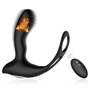 Masajeador de Próstata Vibrador con Control Remoto Inalámbrico, Tapón <span class=keywords><strong>Anal</strong></span>, Anillo para Pene, Juguetes Sexuales para Adultos para Hombres - Product Image 1