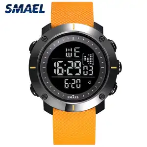 SMAEL 1711 इलेक्ट्रॉनिक्स Wristwatches पुरुषों खेल घड़ियाँ पुरुषों बड़े डायल की घड़ियों पुरुषों montre femme Sshock डिजिटल घड़ियों का नेतृत्व किया