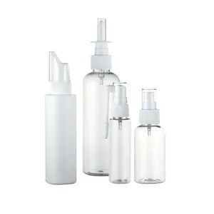 Spray nasal de plástico para cuidados médicos, garrafa pulverizadora de garganta pp, garrafa de 10ml