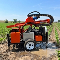 Foreuse de puits profonds la plus vendue, 300 m de profondeur, certifiée CE, machine de forage de puits, machine de forage de sondages