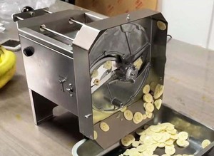 Affettatrice Automatica per Banane Regolabile 0-9mm, Macchina per Tagliare Frutta e Platano HJ-A50 - Product Image 2