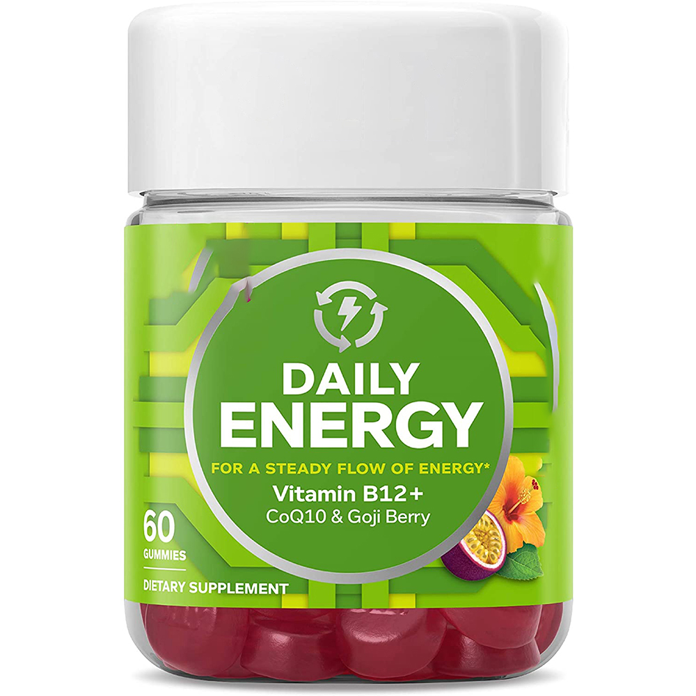 OEM Organic Energy Gummy Vitamin B12 CoQ10 Goji Berry Chewable Supplement