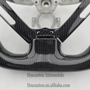 Volante Deportivo de Fibra de Carbono con Revestimiento de Cuero Liso y Franja Superior para Infiniti G27 G37, el Más Popular - Product Image 5